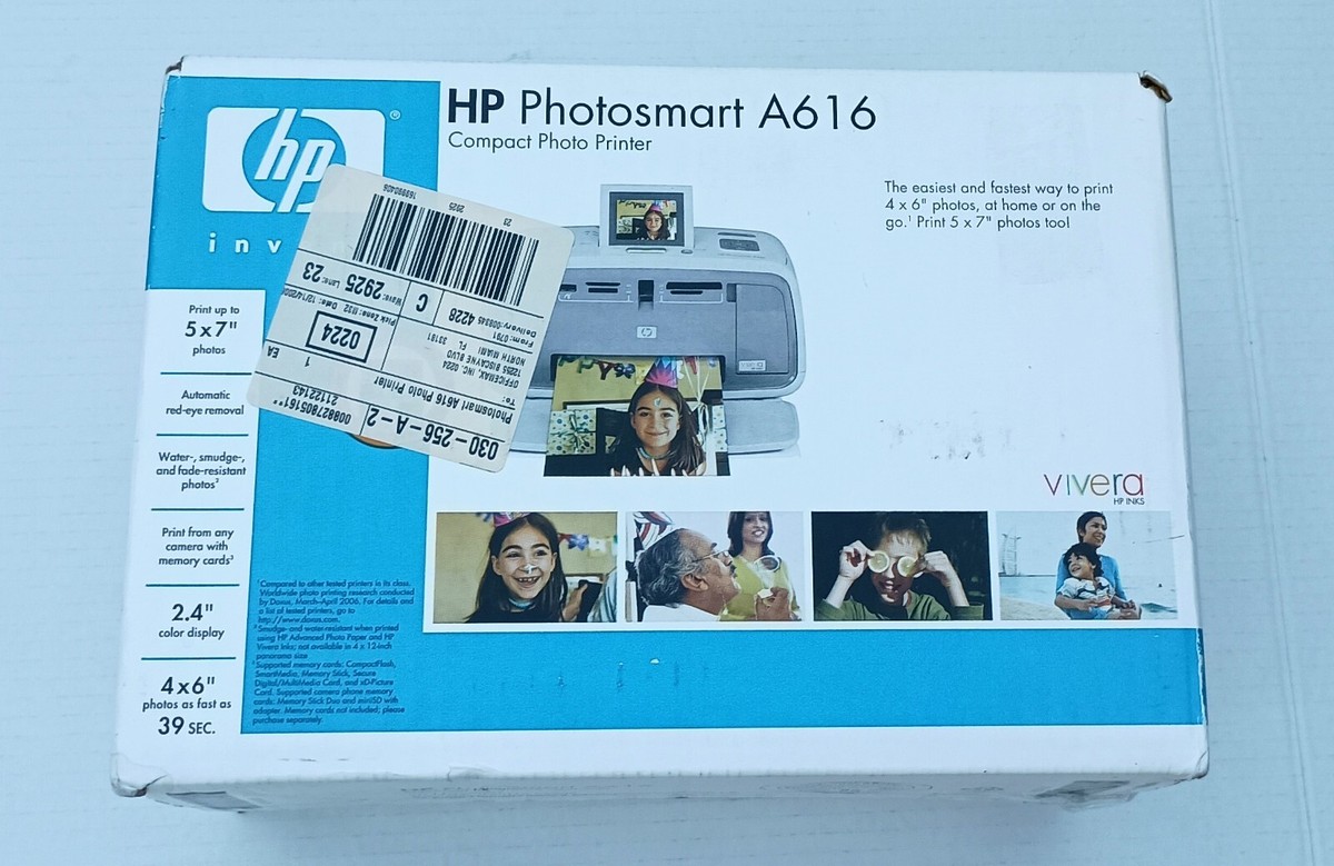 HP Photosmart A616 Digital Photo Inkjet Printer | eBay
