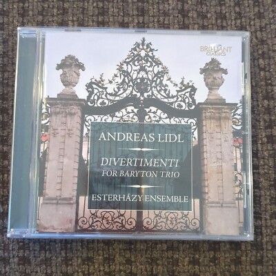 ANDREAS LIDL Divertimenti for Baryton Trio ESTERHÁZY TRIO CD NEW. Sealed