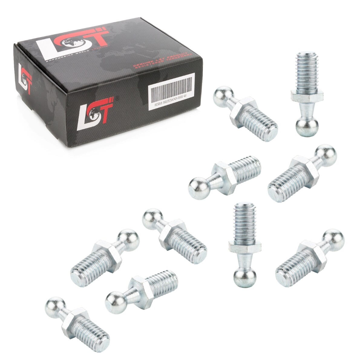10x Ball Stud Ball Head M10 10mm Gas Spring DIN71803 for VAUXHALL