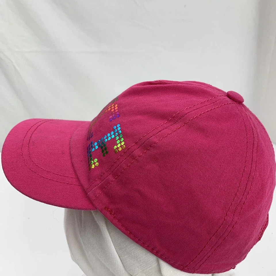 Gorra de baile rosa ajustada para niñas S/M 4-7 Foto 2 de 4
