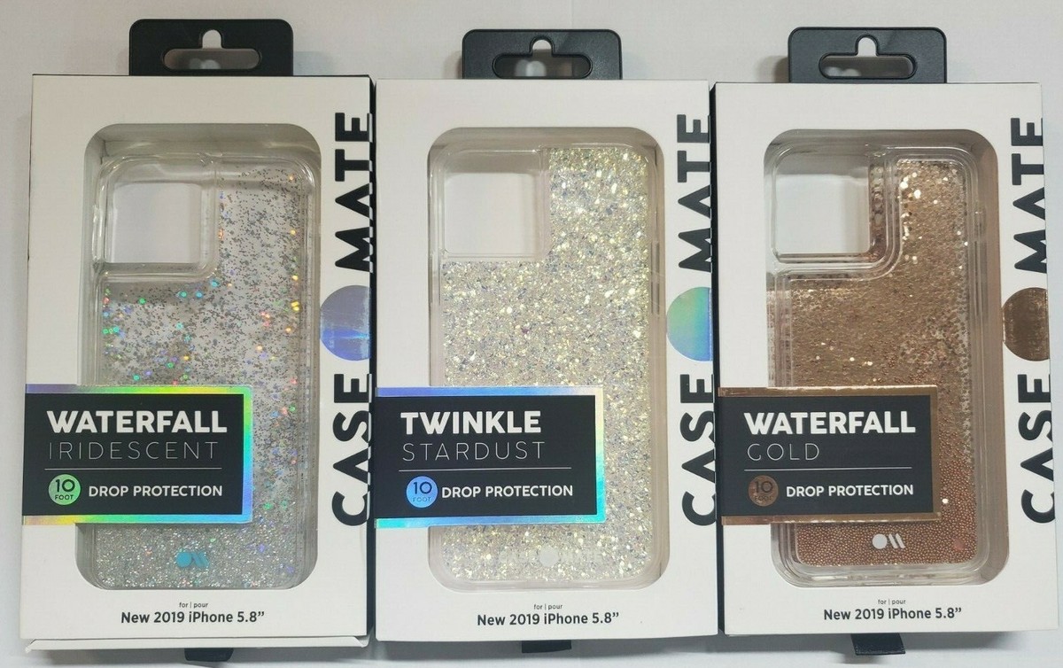 Case-Mate Clear Waterfall Glitter Twinkle Case for iPhone 11 Pro