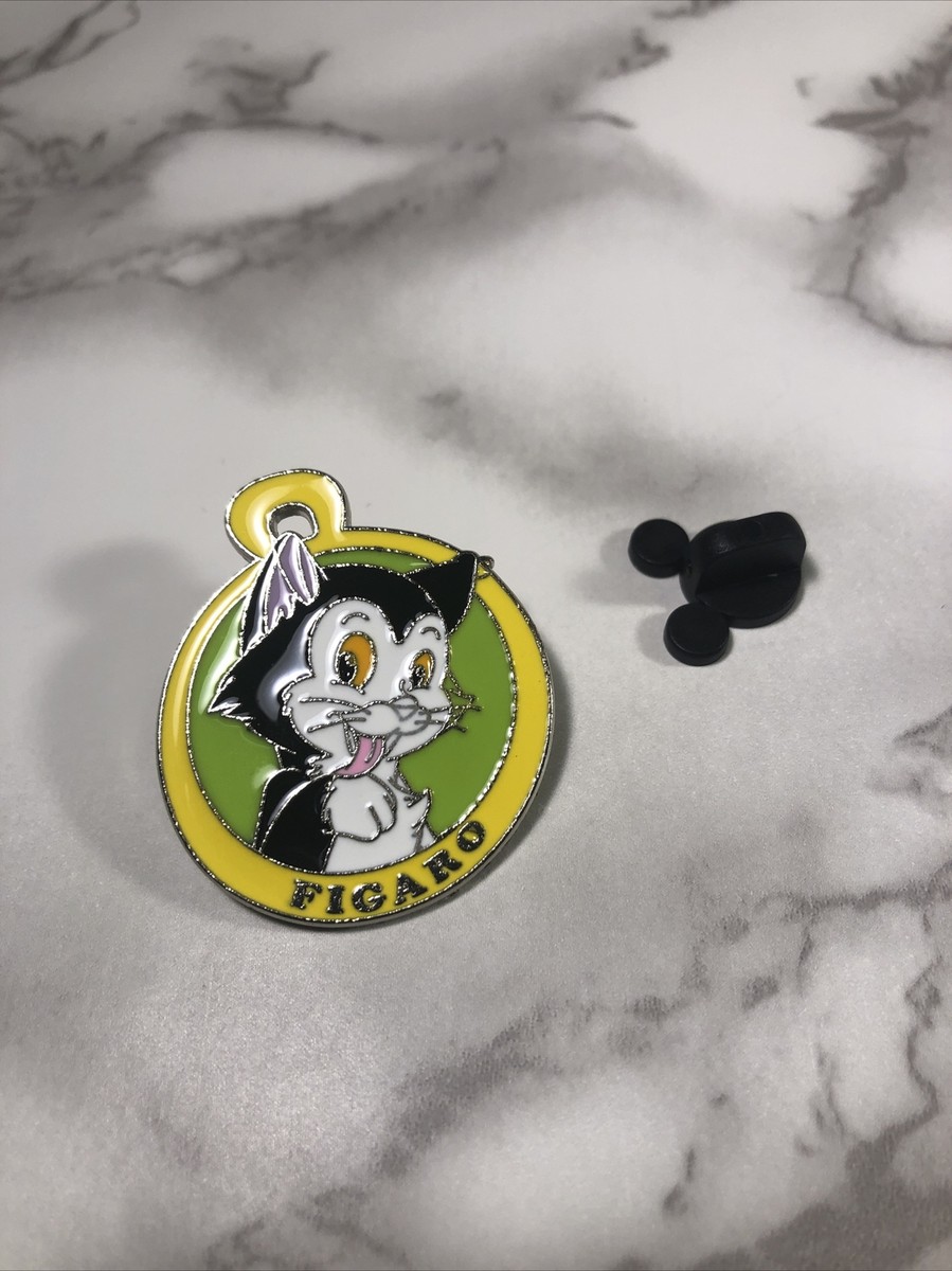 Disney Cats Figaro Pinocchio Trading Pin NY:82184 Yellow And