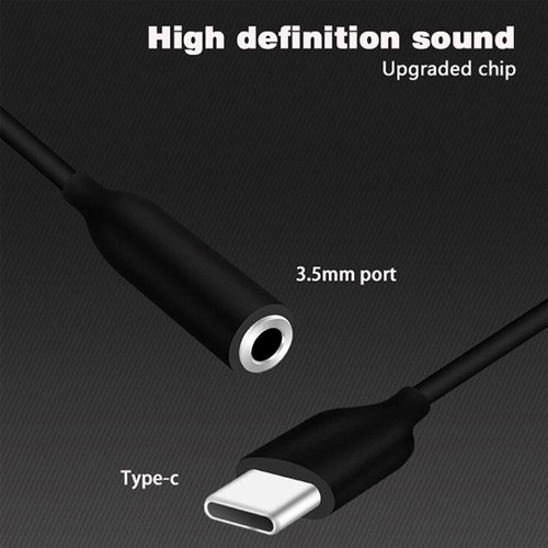 Fits Samsung USB Type C To 3.5 mm Audio AUX Headphone Earphone Adapter Jack - Picture 2 of 10