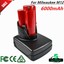 12V-For-Milwaukee-M12-12-Volt-XC-6-0-Extended-Capacity-Battery-48-11-2460-TP thumbnail 1