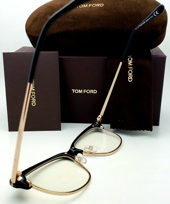 TOM FORD Eyeglasses TF5546B-056-52 Size 52/14/square BRAND NEW W CASE New TOM FORD Blue Blocking Cat-Eye Eyeglasses TF 5546-B 001  main image 4