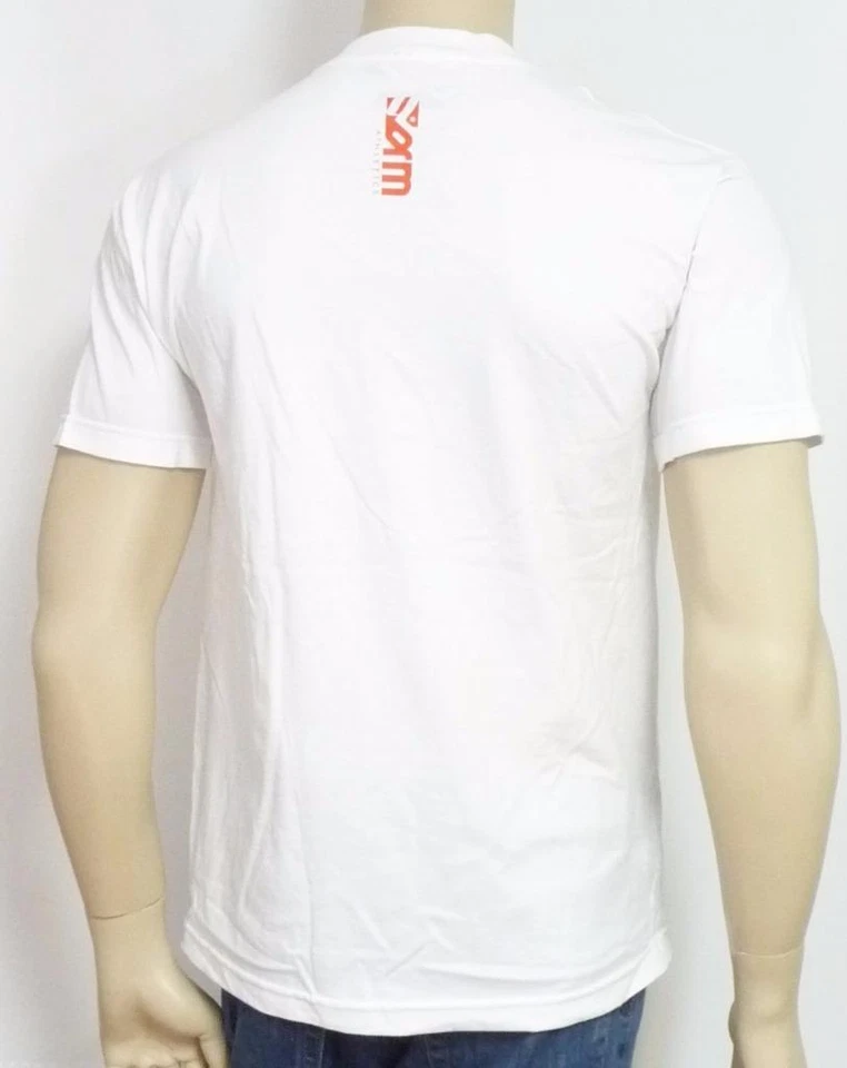 Camiseta Form Athletics Star Doble Logo Blanca 100% Algodón Nueva Con Etiquetas Foto 2 de 4