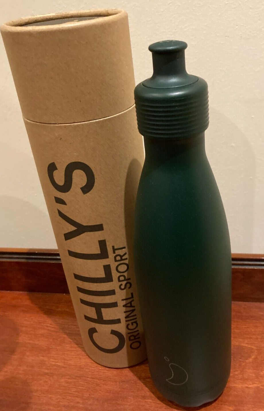 CHILLY'S  INSULTED  BOTTLE   500ML   SPORTS  BOTTLE MATTE GREEN