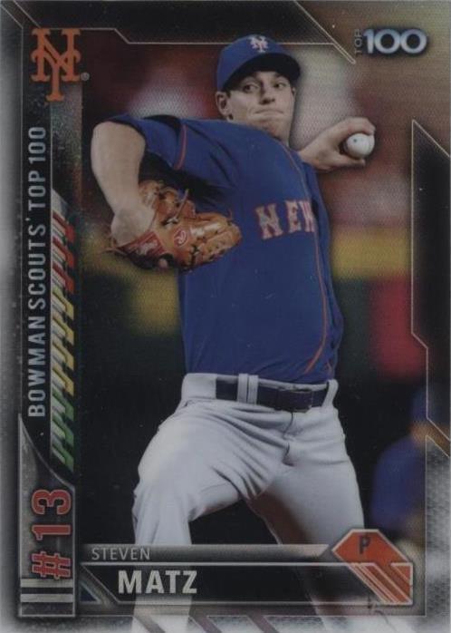 2016 Bowman - Steven Matz #BTP-13 - 1 of 1