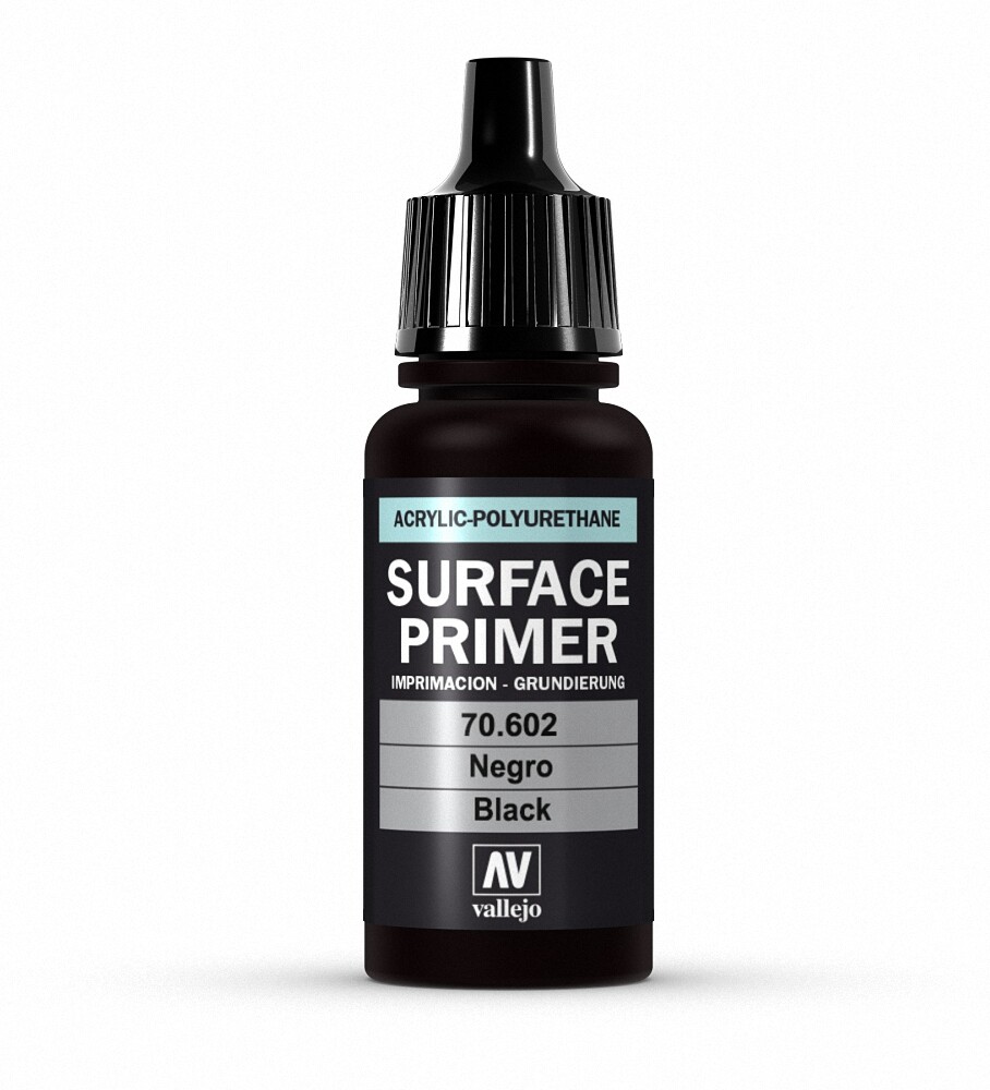 Vallejo Polyurethane 17ml - Primer Black - 70.602