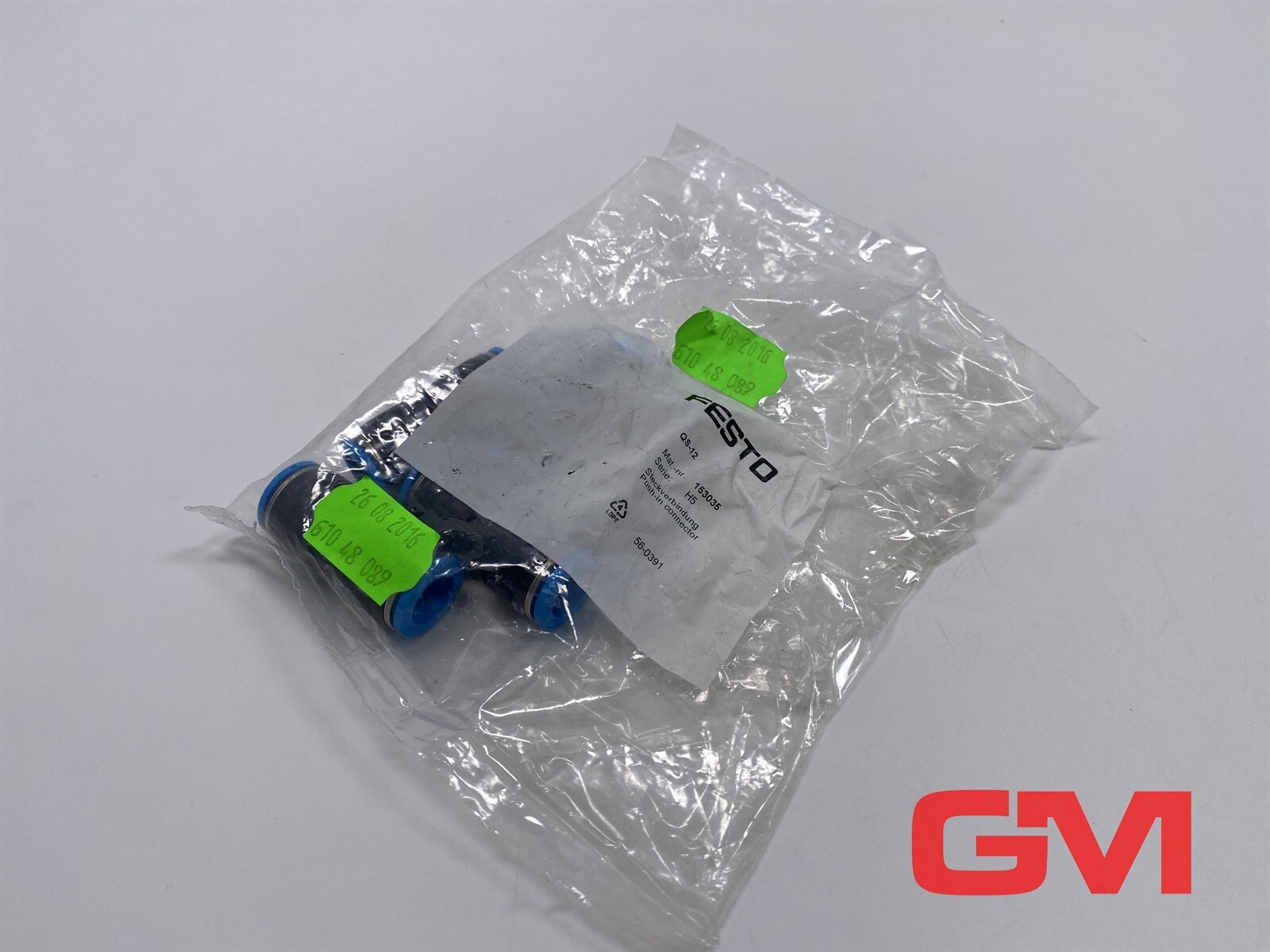 VE 4X Festo Push-In Connector QS-12 153035 11Mm Straight