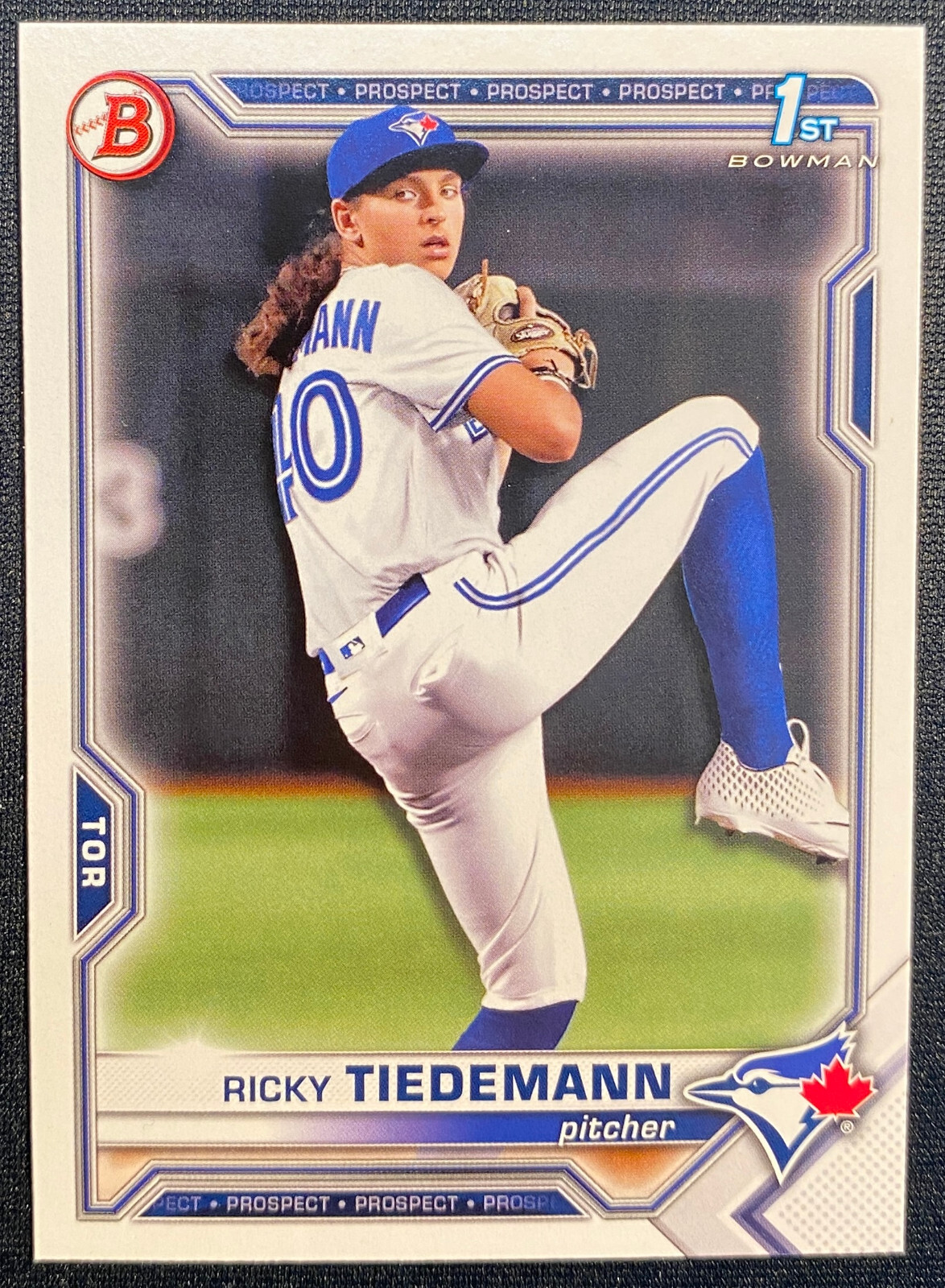Ricky Tiedemann 2021 Bowman Draft RC Rookie Prospect Base