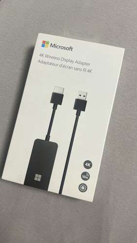 Microsoft 4K Wireless Display Adapter - Schwarz neu und unbenutzt - Bild 1 von 2