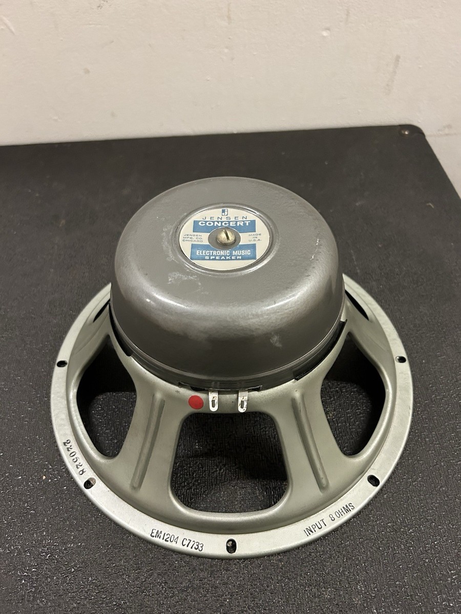 1965 Jensen Concert 12'' Speaker Ceramic Magnet Re-cone Project