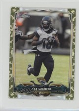 2014 Topps Chrome Mini Camo Refractor 88/99 Ace Sanders #48 f0v