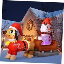 8 Ft Outdoor Inflatable Snowman Christmas Decoration 8FT Christmas Inflatables