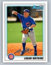 2010 TOPPS 1st BOWMAN CARD # BP11 Logan Watkins - Chicago Cubs