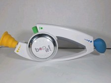 Bop It Talking Handheld Electronic Reflex Game White 2008 Hasbro Shout Out Works