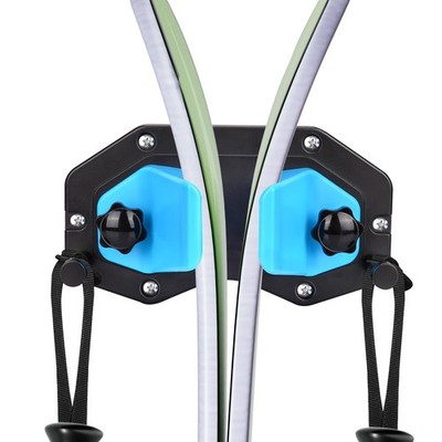Hikeen Ski Wall Mount, Snowboard Mounted Large, Black