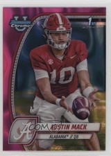 2024 Bowman U Chrome Pink Lava Refractor Austin Mack #87 0g45