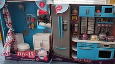 My life kitchen bathroom playset American girl Our generation doll furniture