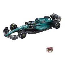 NEW POP RACE 1/64 Aston Martin AMR23 F1 - #14 F. Alonso (Finished Model)