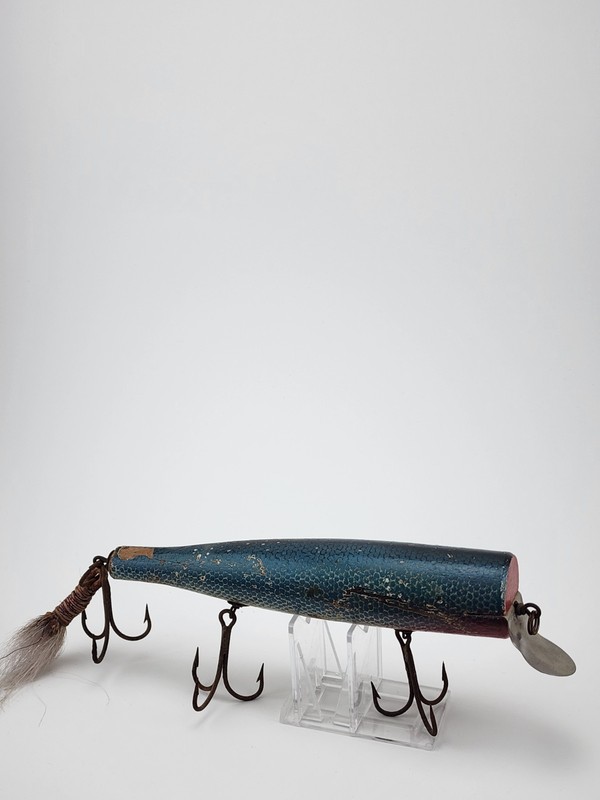 Vintage Early Tough Hicky-do Saltwater Wood Striped Bass Surf Fishing Lure 
