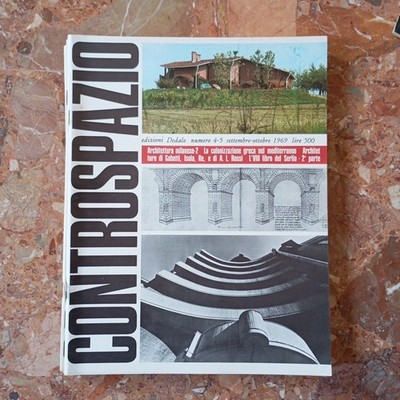 CONTROSPAZIO 4 5 1969 Gabetti Isola Luciano Re Louis Kahn Casa Napoli Aldo Rossi