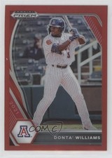 2021 Panini Prizm Draft Picks Red Prizm Donta' Williams #PDP106 0u9y