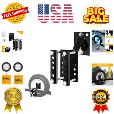 50214 Spare Tire Carrier Mount for Utility Boat Trailer Bracket Holds 4 Lugs ...
