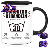 "Tasse 30. Geburtstag Frau Mit Spruch \"Schonend Behandeln\" Geschenkidee Lustig"