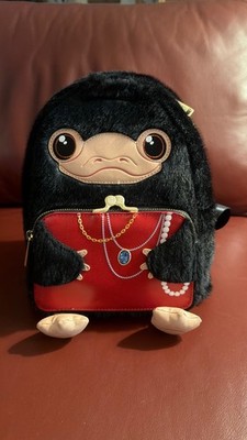 RARE Harry Potter / Fantastic Beasts Niffler Plush Loungefly Mini Backpack