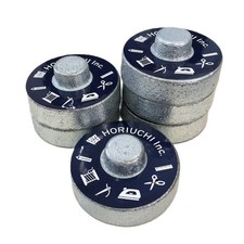 Horiuchi Okrągły granatowy przycisk do papieru (Bunchin) 380g, zestaw 6 szt.