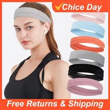 Summer Non-Slip Elastic Sport Headbands Women Men Sweat-ing Running Yoga S