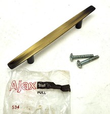 5 Pcs Vintage Ajax 534 Antique Brass Color Drawer Cabinet Pull Handle