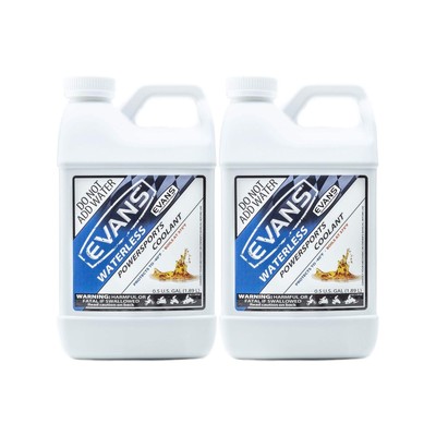 Evans Coolant EC72064 Powersport Waterless Engine Coolant, 64 fl. oz, 2 Pack