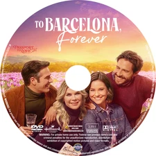To Barcelona, Forever (DVD, 2025) Drama Romance Hallmark TV MOD NEW RARE HTF