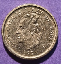 Coin 100 Ptas Pesetas 1994 Juan Carlos I Spain