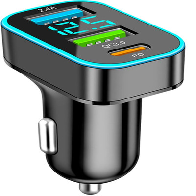USB C Zigarettenanzünder 78W QC3.0 Dual PD 30W Auto Lad