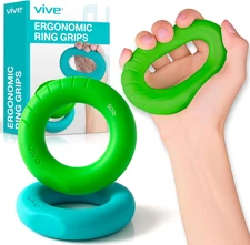 Hand Strengthener Grip Ring - Forearm Ring Hand Exercisers - Silicone Squeezer G