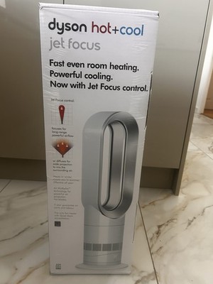 Dyson AM09 Hot+Cool Jet Focus Heizlüfter - Weiß/Nickel