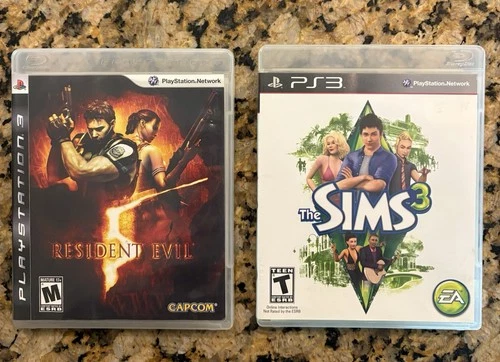 Ps3 CIB Bundle (The Resident Evil 5, The Sims 3)