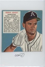 1952 Red Man Tobacco All-Star Team Cut Tab Eddie Joost (Expires June 1 1953) 0c6