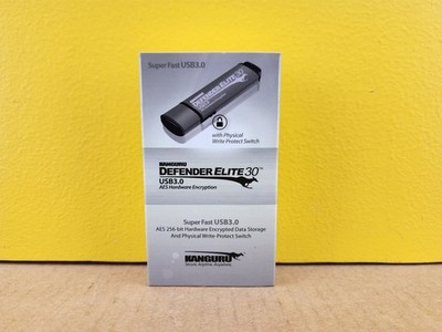 Kanguru KDFE30-8G Defender Elite30 USB 3.0 Hardware Encrypted Flash Drive