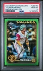 2024 Topps Chrome Jackson Merrill #USC153 Rookie Green Refractor /99 PSA 10