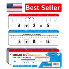 Personalized 8-Pack Dry Erase Magnetic Number Line Boards for Classroom  Home