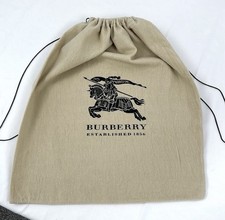 Burberry Prorsum Drawstring Dustbag in Light Tan