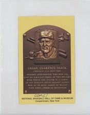 National Baseball Hall of Fame and Museum Postcards Scenic Art Red Faber HOF 0m0