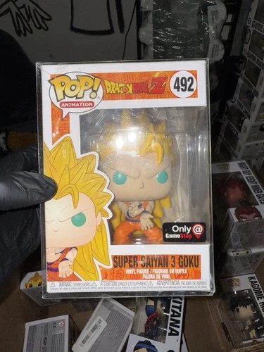 Funko Pop! Vinyl: Dragon Ball - Goku (Super Saiyan 3) - GameStop (Excl )  #492