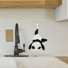 Image of Panda Towel Water Absorbing Hand Bath Absorbent Towels for Bathroom