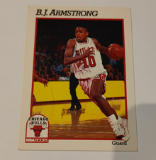1991-92 NBA Hoops #26 B.J. Armstrong Chicago Bulls Base Set